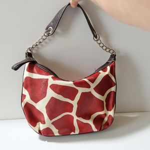 Cow Print Nine & Co. Red Bag by Nine West Purse